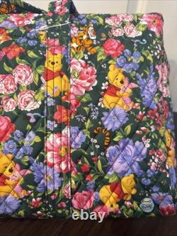 Vera Bradley & Disney WINNIE THE POOH PRINTEMPS Grand Sac de Voyage Original EXACT