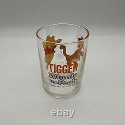 Verres à boire Vintage Winnie l'ourson - Ensemble de 7 verres en verre avec erreur du Japon