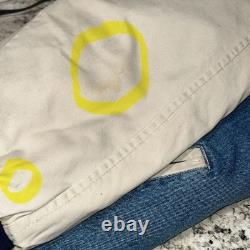 Veste bomber en denim vintage Disney Winnie l'Ourson à capuche taille XL