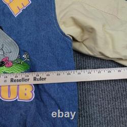 Veste varsity vintage Disney Winnie l’Ourson pour homme XL bleue 100 Acre Hunny