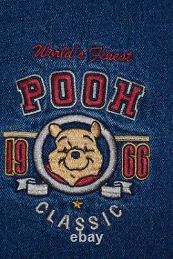 Vintage 1966 Winnie Le Pooh Varsity Veste Denim De Walt Disney World -moyen