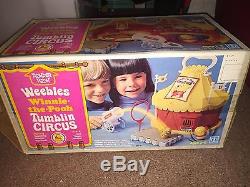 Vintage 1973 Hasbro Barboteuse Weebles Winnie L'ourson Tumblin Circusnear Nouveau