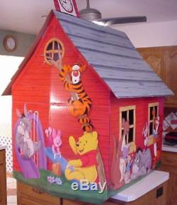 Vintage 1980's Disney Winnie The Pooh School House Play House
