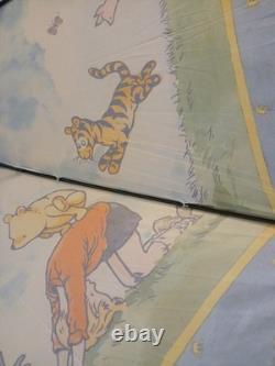 Vintage 1992 Disney Winnie l'Ourson Parapluie Manche en Bois Tigrou Porcinet Robin