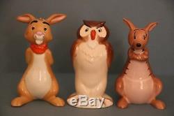 Vintage Beswick England Céramique Winnie L'ourson Ensemble Complet De 8