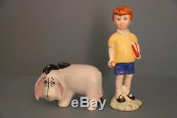 Vintage Beswick England Céramique Winnie L'ourson Ensemble Complet De 8