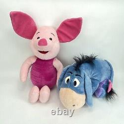 Vintage Disney Mattel Winnie The Pooh 19 Plush Tigger Eeyore Rabbit Piglet