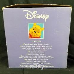 Vintage Disney Winnie L'ourson Et Ses Amis D'animation Parler Téléphone Works
