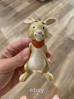 Vintage Disney Winnie The Pooh Beswick England Figurine Set Tigger Rabbit Eeyore