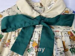 Vintage Disney Winnie The Pooh Characters Girls Taille 3 Robe Sears