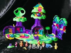 Vintage Polly Pocket Winnie L'ourson 100% Complete 100 Acre Wood House Playset