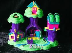 Vintage Polly Pocket Winnie L'ourson 100% Complete 100 Acre Wood House Playset