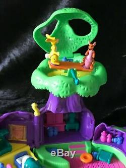 Vintage Polly Pocket Winnie L'ourson 100% Complete 100 Acre Wood House Playset