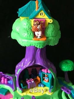 Vintage Polly Pocket Winnie L'ourson 100% Complete 100 Acre Wood House Playset