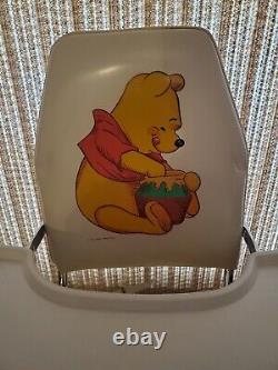 Vintage Rare Winnie La Chaise Haute Pooh. Très Bon État! Un Peu De Rouille Comme Indiqué