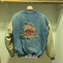 Vintage Tigrou Winnie L'ourson Disney Denim Varsity Jacket Xxxtentacion S Masculine