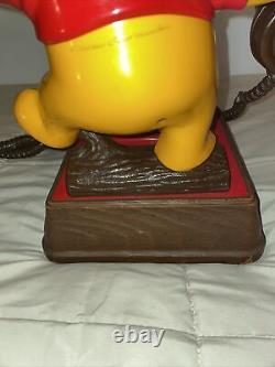 Vintage Walt Disney Winnie The Pooh Bear Touch-tone Téléphone 1970 Honey Pot