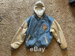 Vintage Winnie L'ourson Veste En Jean Varsity