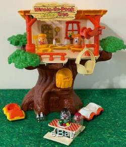 Vintage Winnie L'ourson Weebles Hunny Arbre Complet + Box + Beaucoup De Extras