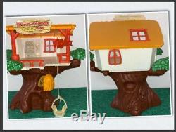 Vintage Winnie L'ourson Weebles Hunny Arbre Complet + Box + Beaucoup De Extras