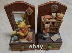 Vintage Winnie The Pooh Bookends Disney Figurine Dream Collection Fedex