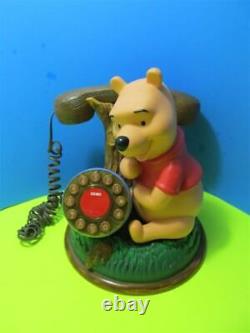 Vintage Winnie The Pooh Desk Téléphone Walt Disney World Téléphone