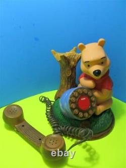 Vintage Winnie The Pooh Desk Téléphone Walt Disney World Téléphone