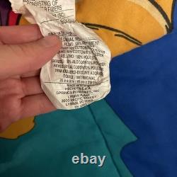 Vtg Disney Winnie l'Ourson et Tigrou Couette Complète Doublée Jour Venteux Années 90