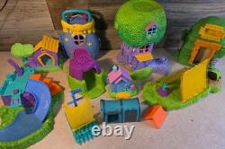 Vtg Disney Winnie l’Ourson lot de jeu ensemble camping cabane dans les arbres pot de miel M. Sanders