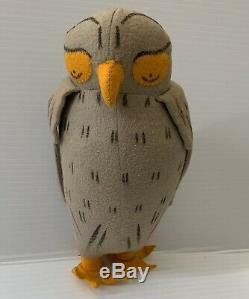 Vtg Old Winnie L'ourson Agnes Brosse Peluche Disney Antique Owldoll Oiseau