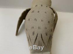 Vtg Old Winnie L'ourson Agnes Brosse Peluche Disney Antique Owldoll Oiseau