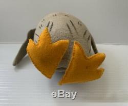 Vtg Old Winnie L'ourson Agnes Brosse Peluche Disney Antique Owldoll Oiseau