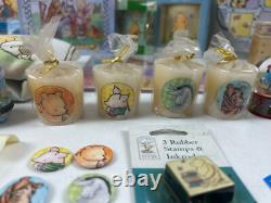 WINNIE L'OURSON 37 pièces Lot Peluches Puzzles Assiettes Décor de Chambre d'Enfant Classique Pooh