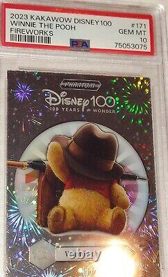 WINNIE L'OURSON PSA 10 1/1 2023 Kakawow Disney 100 Ans de Merveilles Feux d'artifice