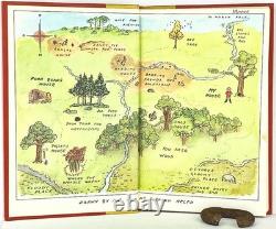 WINNIE L'OURSON vtg PREMIÈRE ÉDITION jouet ÉDITION EN COULEURS Enfant A MILNE Disney RARE