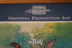 Walt Disney Tv Animation Cel Production Originale Winnie The Pooh Rabbit, Tiger