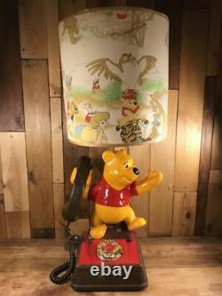 Walt Disney Winnie La Lampe Téléphonique Pooh 70s Vintage