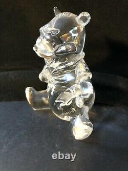 Waterford Crystal Disney Winnie L'ours Pooh Made In Ireland Figurine Signée