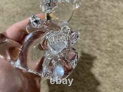 Waterford Crystal Disney Winnie L'ours Pooh Made In Ireland Figurine Signée