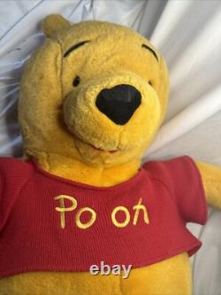 Winnie L'Ourson 36 Disney Store Jumbo GÉANT Peluche Nez d'Abeille (SANS TACHES/ TROUS)