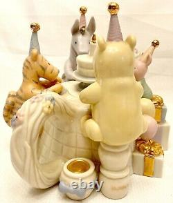Winnie L'célébration De L'anniversaire De Pooh Teapot Disney Lenox Fine Ivoire Chine