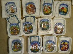 Winnie L'ensemble De Plaques Pooh/bradford Exchange/winnie L'ensemble De Plaques Pooh/plate 12