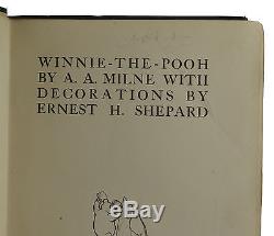 Winnie L'ours A. A. Milne Signé Vrai Première Édition 1ère Impression 1926 Aa