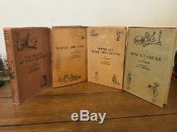 Winnie L'ourson, 4 Book Set, A A Milne, Methuen, True Editions Originales