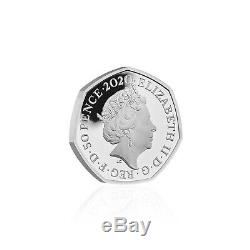 Winnie L'ourson 50p Monnaie Royale Monnaie Officielle Limited Edition Silver Proof Coin