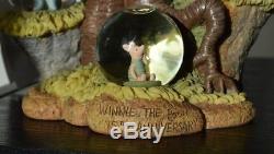 Winnie L'ourson 75e Anniversaire Snowglobe Figurine Mint Condition