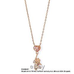 Winnie L'ourson Argent 925 Collier Pendentif En Zircon Cubique