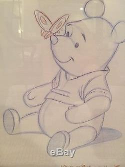 Winnie L'ourson Classique Winnie L'ourson & Le Miel Animation Sketch 1966 Encadré