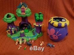 Winnie L'ourson Magnétique Polly Pocket 100 Acre Wood & Honey Pot Playsets