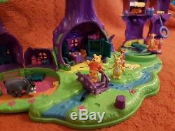 Winnie L'ourson Magnétique Polly Pocket 100 Acre Wood & Honey Pot Playsets